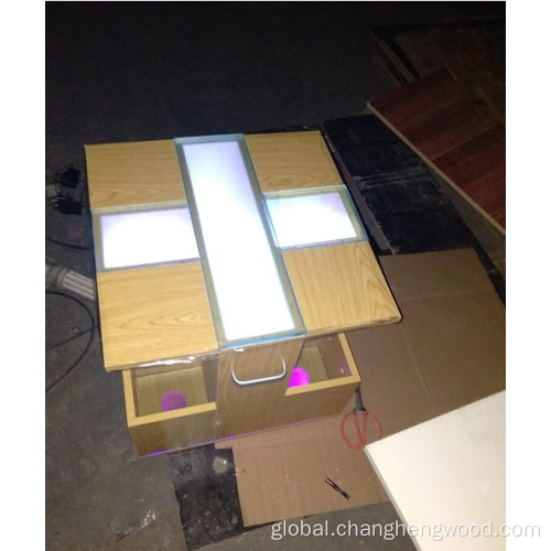 Movable Coffee Table with LED Light Hot sale movable small coffee table with LED light Supplier